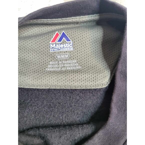 2689 Majestic San‎ Antonio Spurs Sweatshirt Medium - Picture 5 of 6